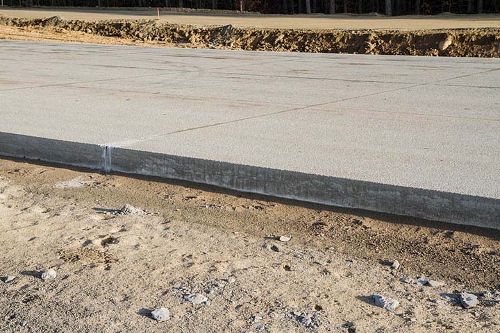 Driveway concrete pour in Durham area 